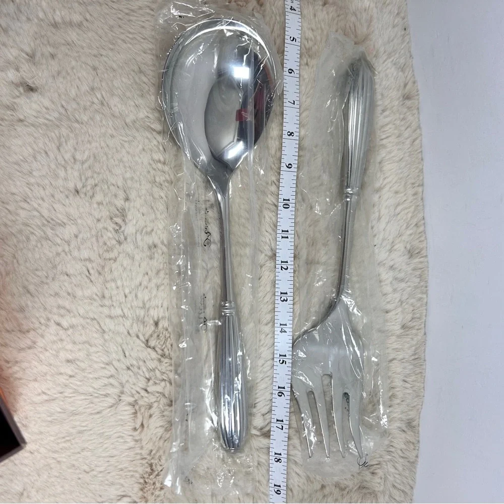 NIB.‎ RICCI 18/10 Shiny Stainless Steel Lg Serving Utensil Set